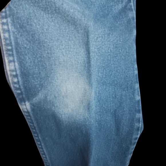 Men's 33x32 Vtg Cowboy Jeans Wrangler Faded Denim Made In Nicaragua - Picture 3 of 6